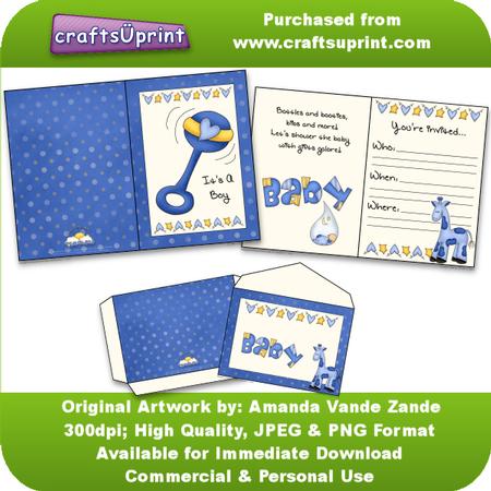 Baby Shower Invitation (boy)
