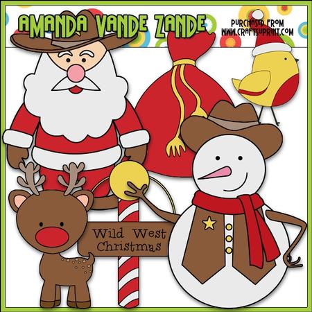 Wild West Christmas 1 Clip Art