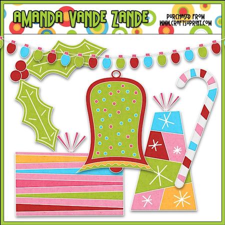 Merry & Bright Accents Clip Art