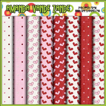 Nuts & Bolts Valentine Robots 4 Digital Papers