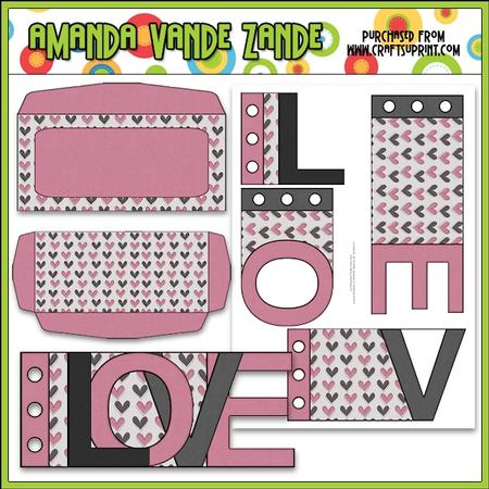 From the Bottom of My Heart Printable Card W/ Envelope