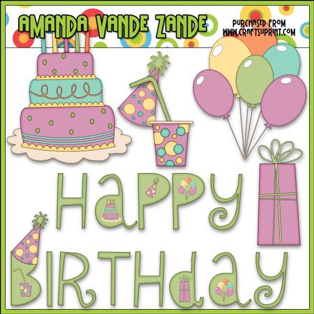 Happy Birthday Clip Art