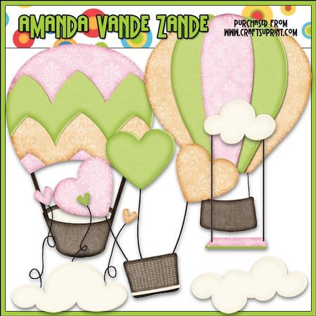 Up, Up & Away 2 Clip Art