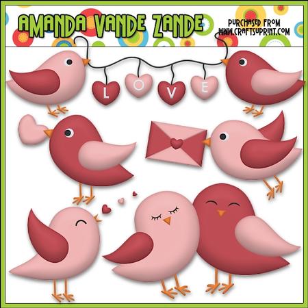 Love Birds Clip Art