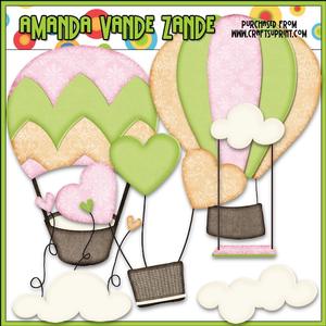 Up, Up & Away 2 Clip Art