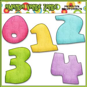 Birthday Party Owls Numbers & Symbols