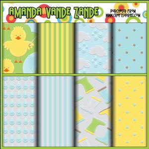 Rainy Days Digital Papers