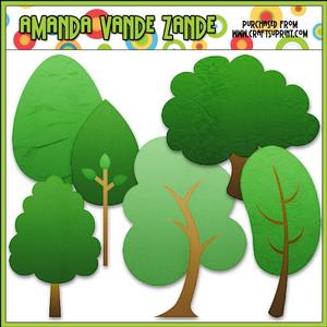 Tree Elements Clip Art