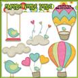 Up, Up & Away 1 Clip Art