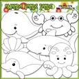 Sea Babies Digital Stamps