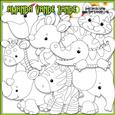 Safari Babies Digital Stamps