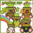 Little Irish Bears Clip Art