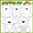 Little Easter Bears Digital Stamps