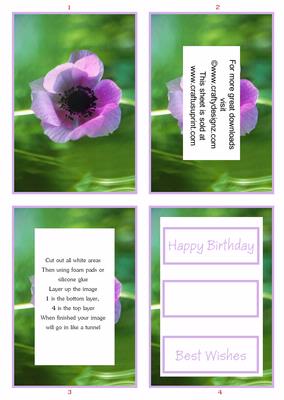 Stunning Purple Floral Tunnel Sheet