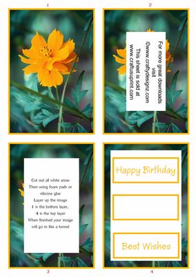 Stunning Orange Floral Tunnel Sheet