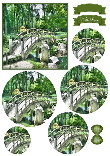 Fancy Garden Circle Stacker & Embellishments