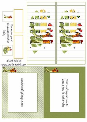 Gold Flip Card Kit