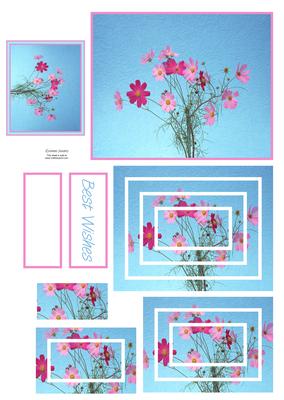 Gorgeous Floral Concentric Pyramid