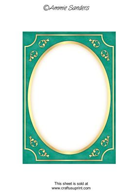 Bright Shade Fancy Gold A5 Card Front