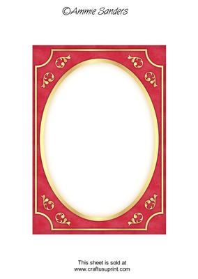 Bright Shade Fancy Gold A5 Card Front