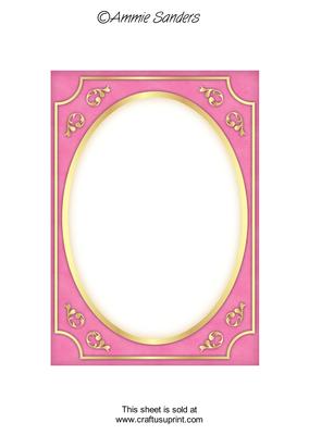 Bright Shade Fancy Gold A5 Card Front