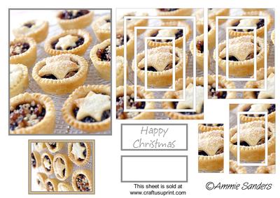 Christmas Mince Pies Concentric Pyramid