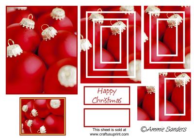 Christmas Baubles Concentric Pyramid