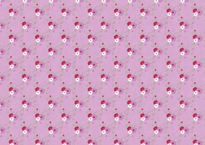 Pretty Flower Girl Matching Backing Paper