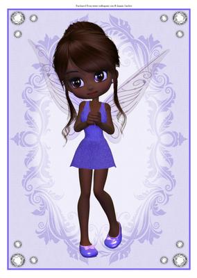 Cute Little Cookie the Ethnic Fairy