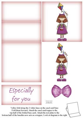 Cute Little Girl 5 Minute Easel Car
