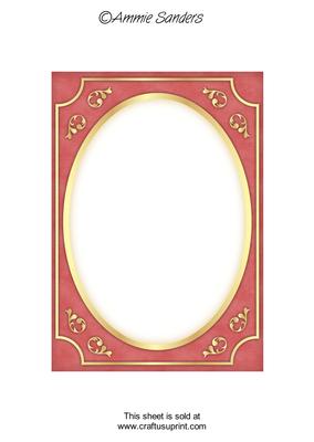 Earthy Shade Fancy Gold A5 Card Front