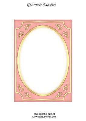 Earthy Shade Fancy Gold A5 Card Front