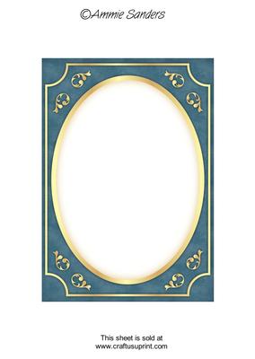Earthy Shade Fancy Gold A5 Card Front