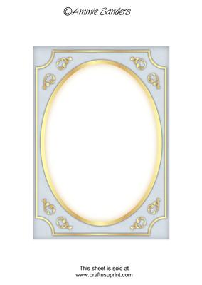 Rich Shade Fancy Gold A5 Card Front