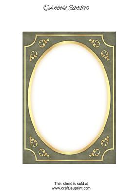 Rich Shade Fancy Gold A5 Card Front