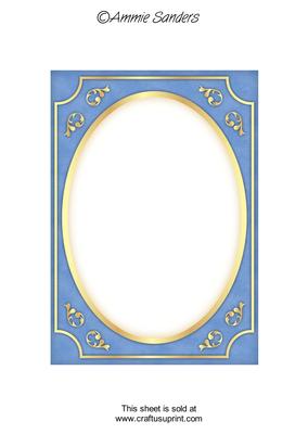 Rich Shade Fancy Gold A5 Card Front