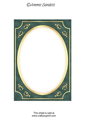 Rich Shade Fancy Gold A5 Card Front