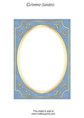 Rich Shade Fancy Gold A5 Card Front
