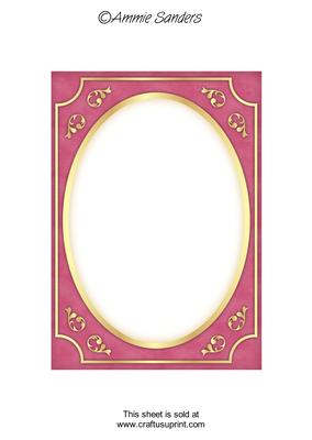 Rich Shade Fancy Gold A5 Card Front