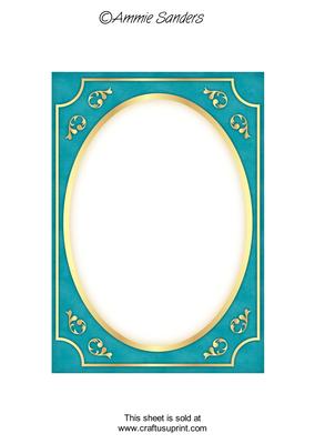Rich Shade Fancy Gold A5 Card Front