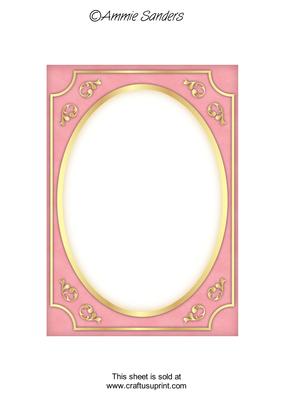 Rich Shade Fancy Gold A5 Card Front