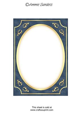 Rich Shade Fancy Gold A5 Card Front
