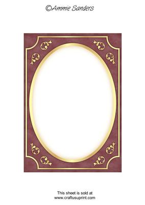 Rich Shade Fancy Gold A5 Card Front