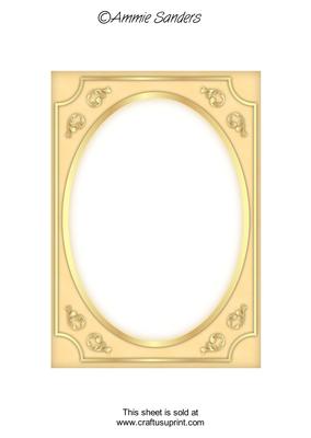 Rich Shade Fancy Gold A5 Card Front