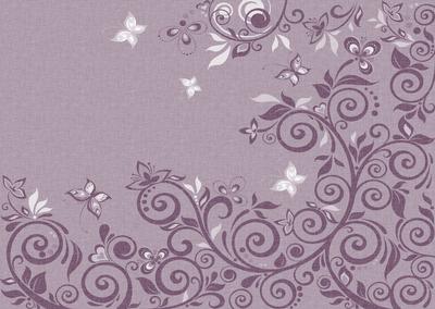 Flourishes & Butterflies Subtle Shade A4 Backing Paper