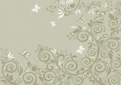 Flourishes & Butterflies Subtle Shade A4 Backing Paper