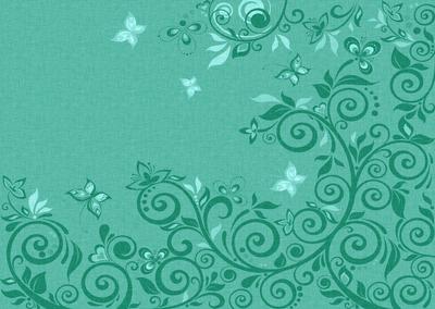 Flourishes & Butterflies Bright Shade A4 Backing Paper