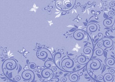 Flourishes & Butterflies Bright Shade A4 Backing Paper