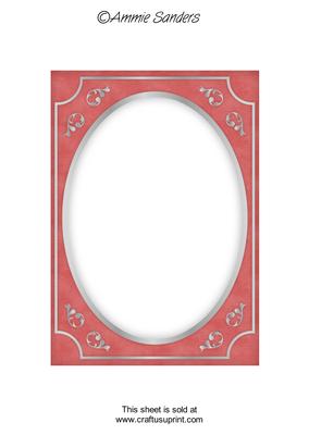 Earthy Shade Fancy Silver A5 Card Front