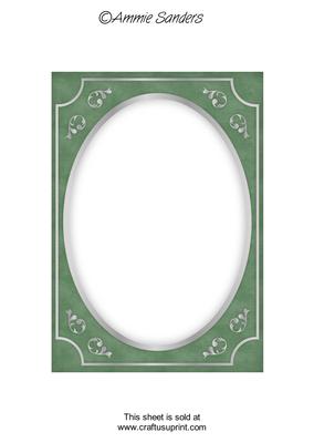 Earthy Shade Fancy Silver A5 Card Front